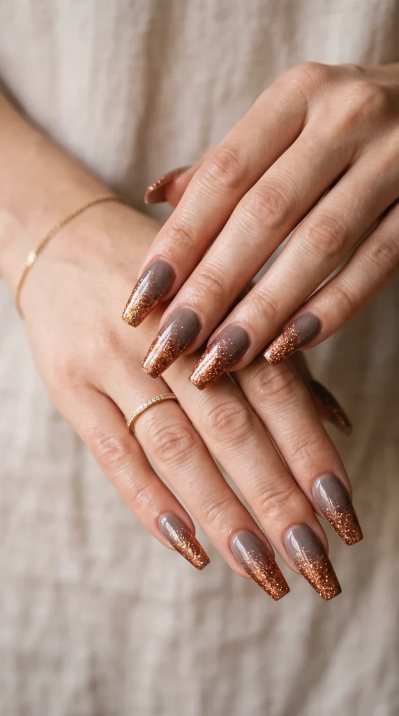 A woman with a ring on her finger is wearing nail polish.